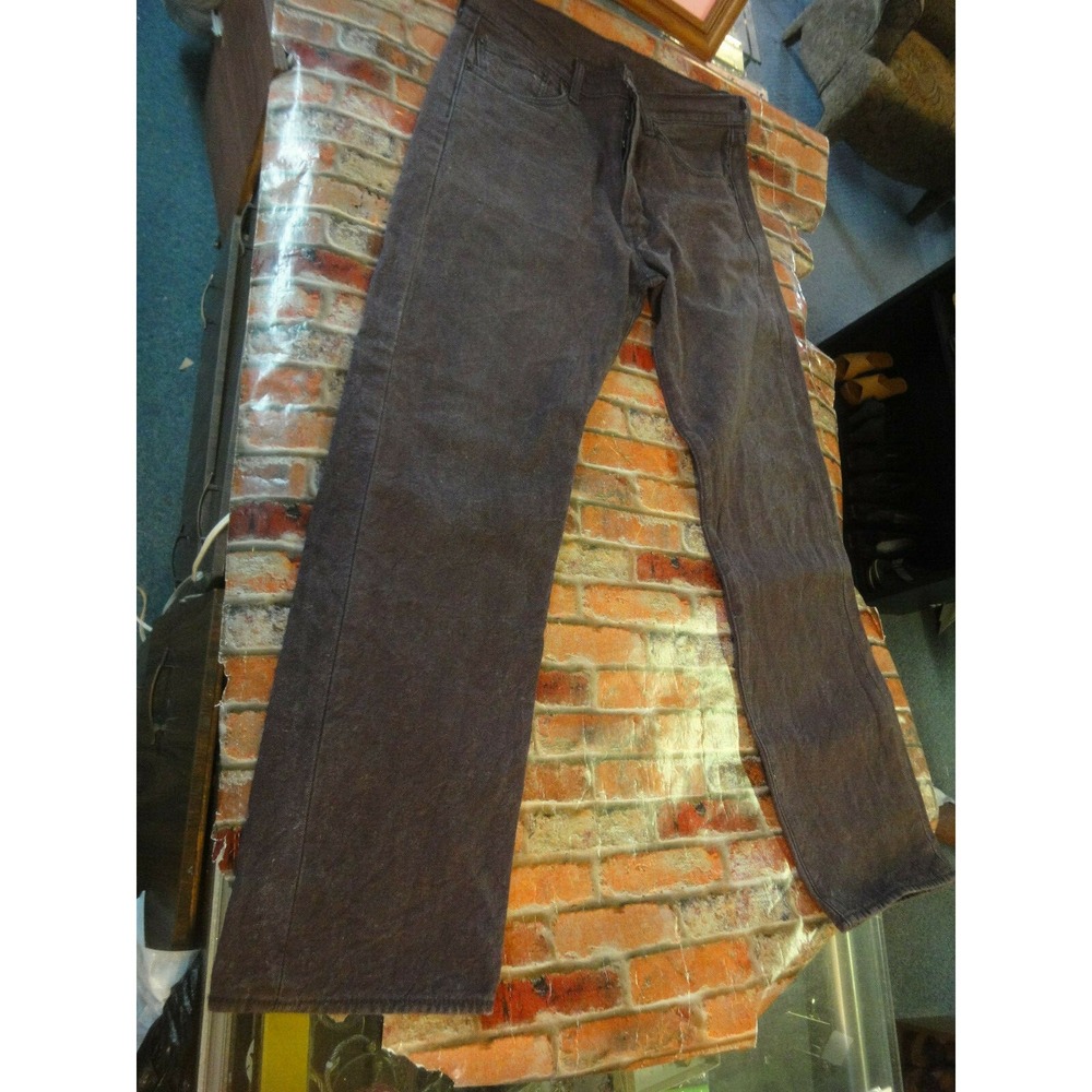 Vintage men's Levis purple shade button fly 33W 30L faded denim jeans pants